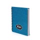 Oh My Pop Blue Libreta Shine, Azul