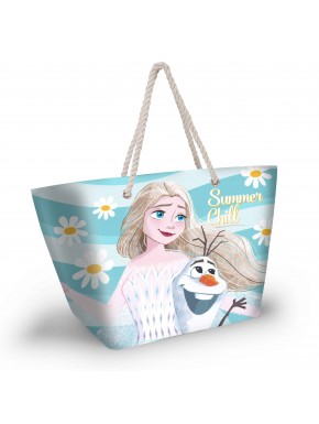 Disney Frozen 2 Chill Bolsa de Playa Soleil, Azul