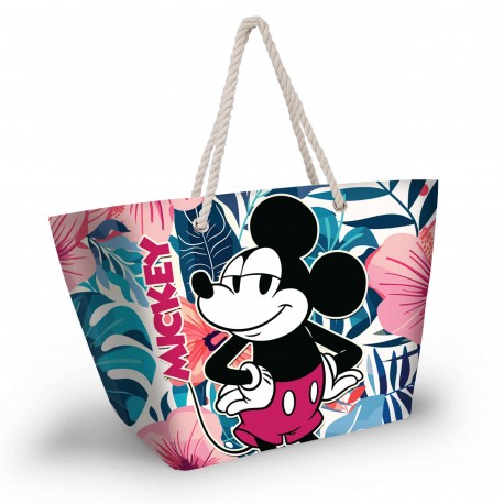 Disney Mickey Mouse Blossom Bolsa de Playa Soleil, Multicolor