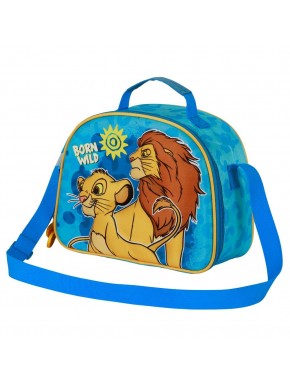 Disney El Rey León Wild Bolsa Portamerienda 3D, Azul