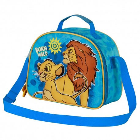 Disney El Rey León Wild Bolsa Portamerienda 3D, Azul