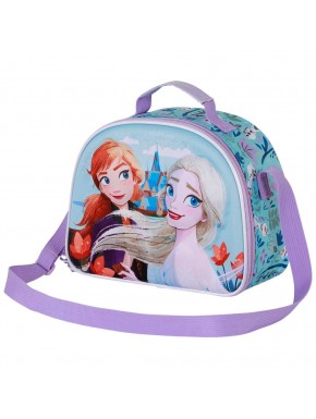 Disney Frozen 2 Spring Bolsa Portamerienda 3D, Azul