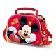 Disney Mickey Mouse Laugh Bolsa Portamerienda 3D, Rojo