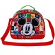 Disney Mickey Mouse Mood Bolsa Portamerienda 3D, Multicolor