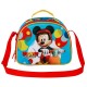 Disney Mickey Mouse Scooter Bolsa Portamerienda 3D, Azul