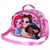 Disney Princesas Flowers Bolsa Portamerienda 3D, Rosa