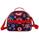 Marvel Capitán América Patriot Bolsa Portamerienda 3D, Multicolor