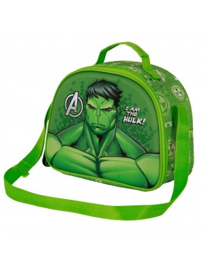 Marvel Hulk Rage Bolsa Portamerienda 3D, Verde