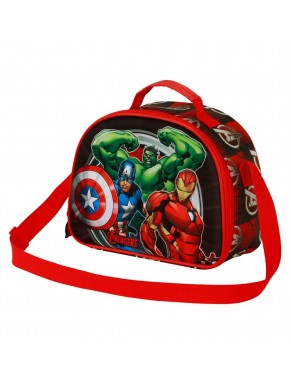 Marvel Los Vengadores Almighty Bolsa Portamerienda 3D, Rojo