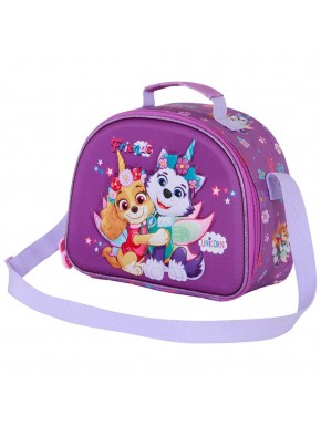 Paw Patrol La Patrulla Canina Magic Bolsa Portamerienda 3D, Lila