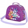 Patrulha Canina Paw Patrol Bolsa Mágica Porta-Lanche 3D, Roxa