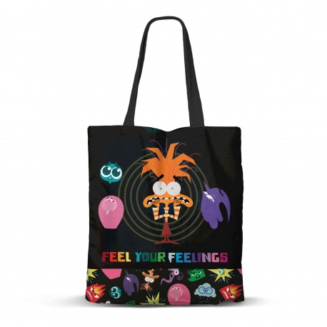 Disney Pixar Del Revés 2 / Inside Out 2 Feeling Bolsa de la Compra Shopping Bag, Multicolor