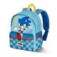 Sonic The Hedgehog - SEGA Faster Mochila Preescolar Joy, Azul