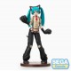 Hatsune Miku Project DIVA Arcade Future Tone Estatua PVC SPM Hatsune Miku Kitty Cat 23 cm