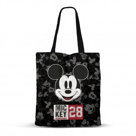 Disney Mickey Mouse Year Bolsa de la Compra Shopping FAN, Negro