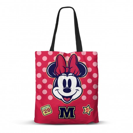 Disney Minnie Mouse Class Bolsa de la Compra Shopping FAN, Rosa