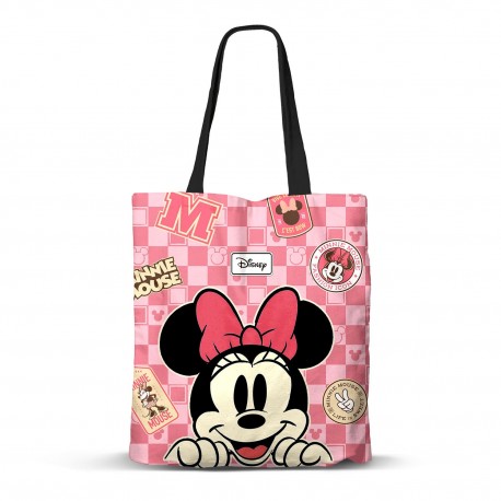 Disney Minnie Mouse Journey Bolsa de la Compra Shopping FAN, Rosa