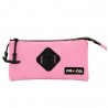 PRO-DG Estojo Triplo Smart, Rosa