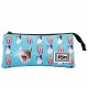 Oh My Pop Angry Cat Estuche Portatodo Triple HS, Turquesa