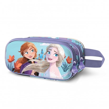 Disney Frozen 2 Spring Estuche Portatodo 3D Doble, Azul