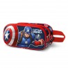 Marvel Captain America Patriot 3D Double Pencil Case