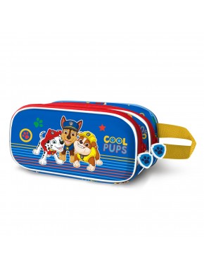 Paw Patrol La Patrulla Canina Cool Estuche Portatodo 3D Doble, Azul