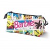 Barbie Comic Estuche Portatodo Triple, Multicolor