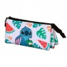 Disney Lilo and Stitch Frog Triple Pencil Case