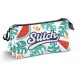 Disney Lilo y Stitch Frog Estuche Portatodo Triple, Multicolor