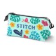 Disney Lilo y Stitch Guitar Estuche Portatodo Triple, Verde