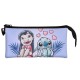 Disney Lilo y Stitch Couple Estuche Portatodo Triple, Lila