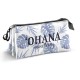 Disney Lilo y Stitch Couple Estuche Portatodo Triple, Lila