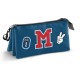 Disney Mickey Mouse Class Estuche Portatodo Triple, Azul