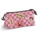 Disney Minnie Mouse Journey Estuche Portatodo Triple, Rosa