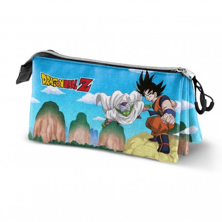 Dragon Ball (Bola de Dragón) Goku Piccolo Estuche Portatodo Triple, Azul
