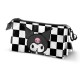 Sanrio Kuromi B and W Estuche Portatodo Triple, Negro