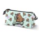 Oh My Pop Capybara Estuche Portatodo Triple, Verde