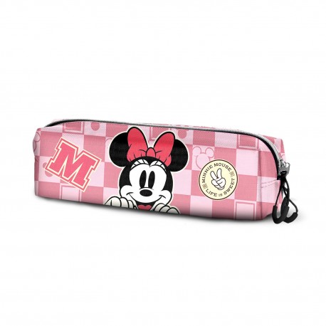 Disney Minnie Mouse Journey Estuche Portatodo Cuadrado FAN 2.2, Rosa