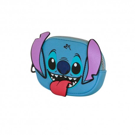 Disney Lilo y Stitch Tongue Monedero Pill, Azul