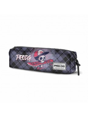 PRO-DG Skull Estuche Portatodo Cuadrado HS, Gris