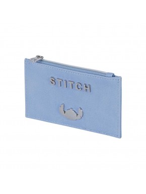 Disney Lilo y Stitch Steel Tarjetero Slim, Azul