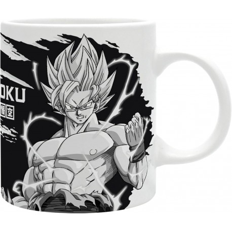 Dragon Ball Taza 320Ml Dbz Goku B&W With  