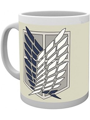 Attack On Titan Taza 320Ml Badge