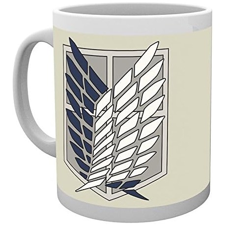 Attack On Titan Taza 320Ml Badge