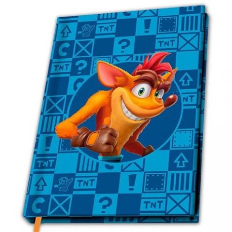 Crash Bandicoot A5 Cuaderno Crash & Coco