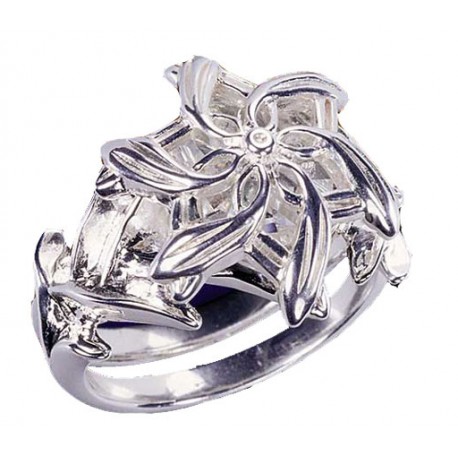Galadriel Anillo Nenya Plata Pura El Señor de los Anillos