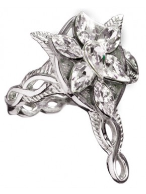 Arwen Evenstar anillo plata pura El Señor de Los Anillos