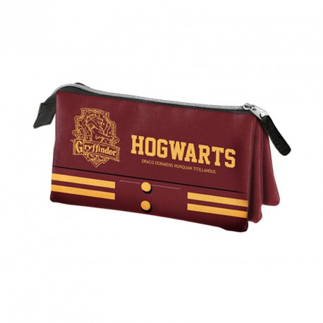 Estuche Triple Harry Potter Gryffindor Hogwarts