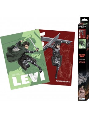 Attack On Titan Set 2 Posters Chibi 52X38 Set 1