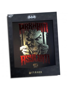 Póster de coleccionista - JOKER ARKHAM ASYLUM ORO - Batman